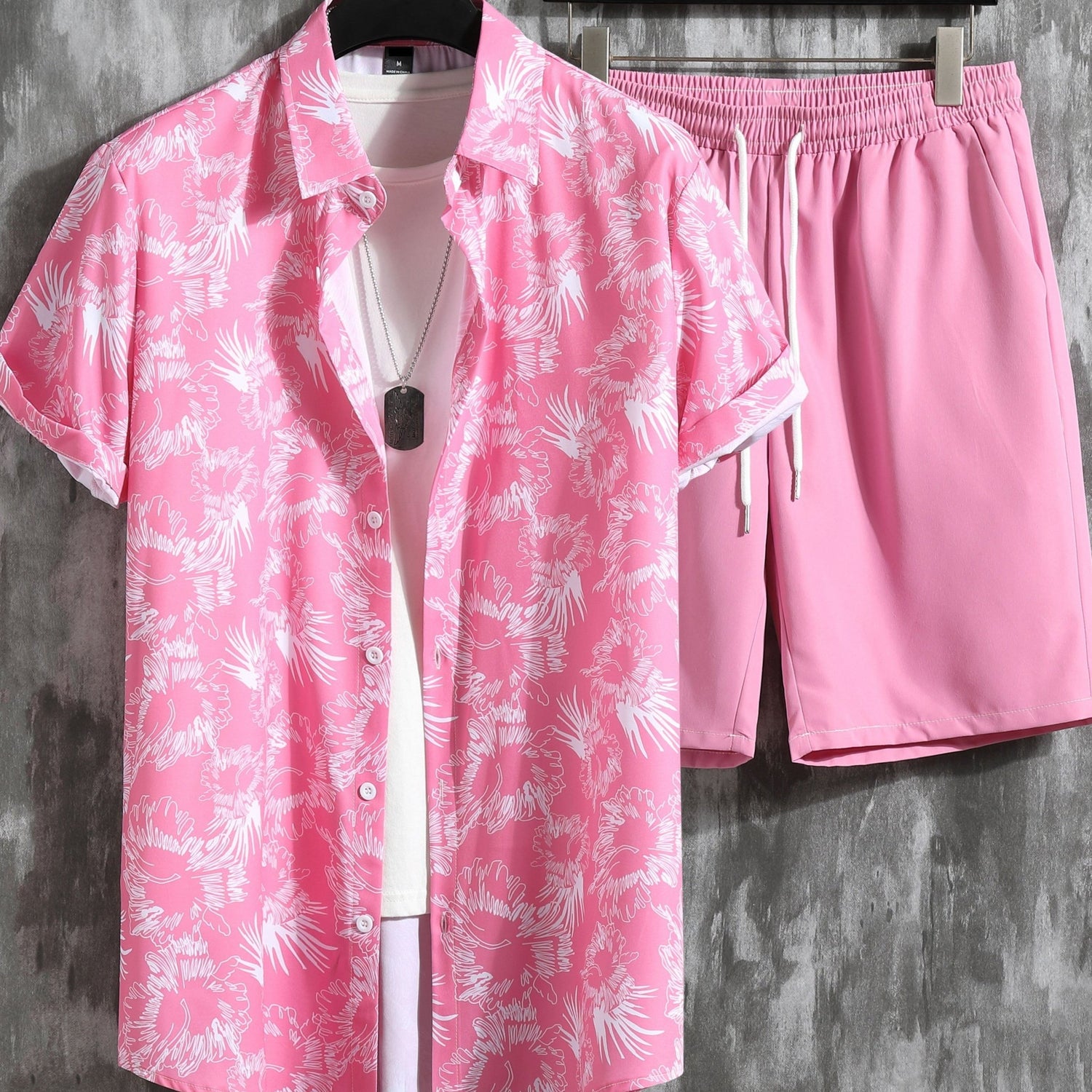 Tropical Floral Print, Men&