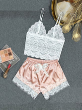 Romantic Scallop Lace Lingerie Set - Seductive Translucent V-Neck Bra & Luxurious Shorts - Feminine Intimate Wear for Women - Comfortable, Sexy & Chic - Lena & Miles Exquisite Boutique LLC.