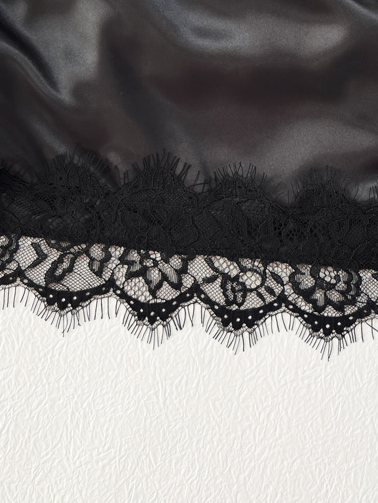 Romantic Scallop Lace Lingerie Set - Seductive Translucent V-Neck Bra & Luxurious Shorts - Feminine Intimate Wear for Women - Comfortable, Sexy & Chic - Lena & Miles Exquisite Boutique LLC.