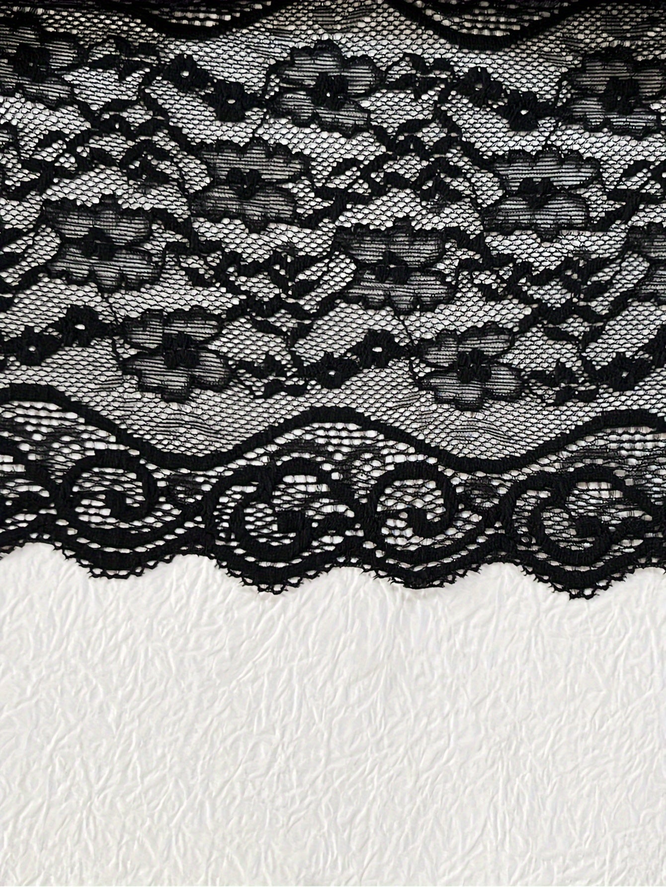 Romantic Scallop Lace Lingerie Set - Seductive Translucent V-Neck Bra & Luxurious Shorts - Feminine Intimate Wear for Women - Comfortable, Sexy & Chic - Lena & Miles Exquisite Boutique LLC.