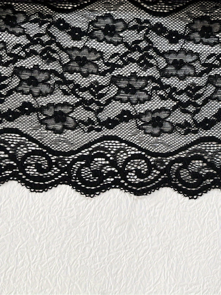 Romantic Scallop Lace Lingerie Set - Seductive Translucent V-Neck Bra & Luxurious Shorts - Feminine Intimate Wear for Women - Comfortable, Sexy & Chic - Lena & Miles Exquisite Boutique LLC.