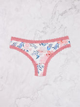 Morvia 5-Piece Lace-trimmed Heart Thongs - Chic, Comfortable Women&