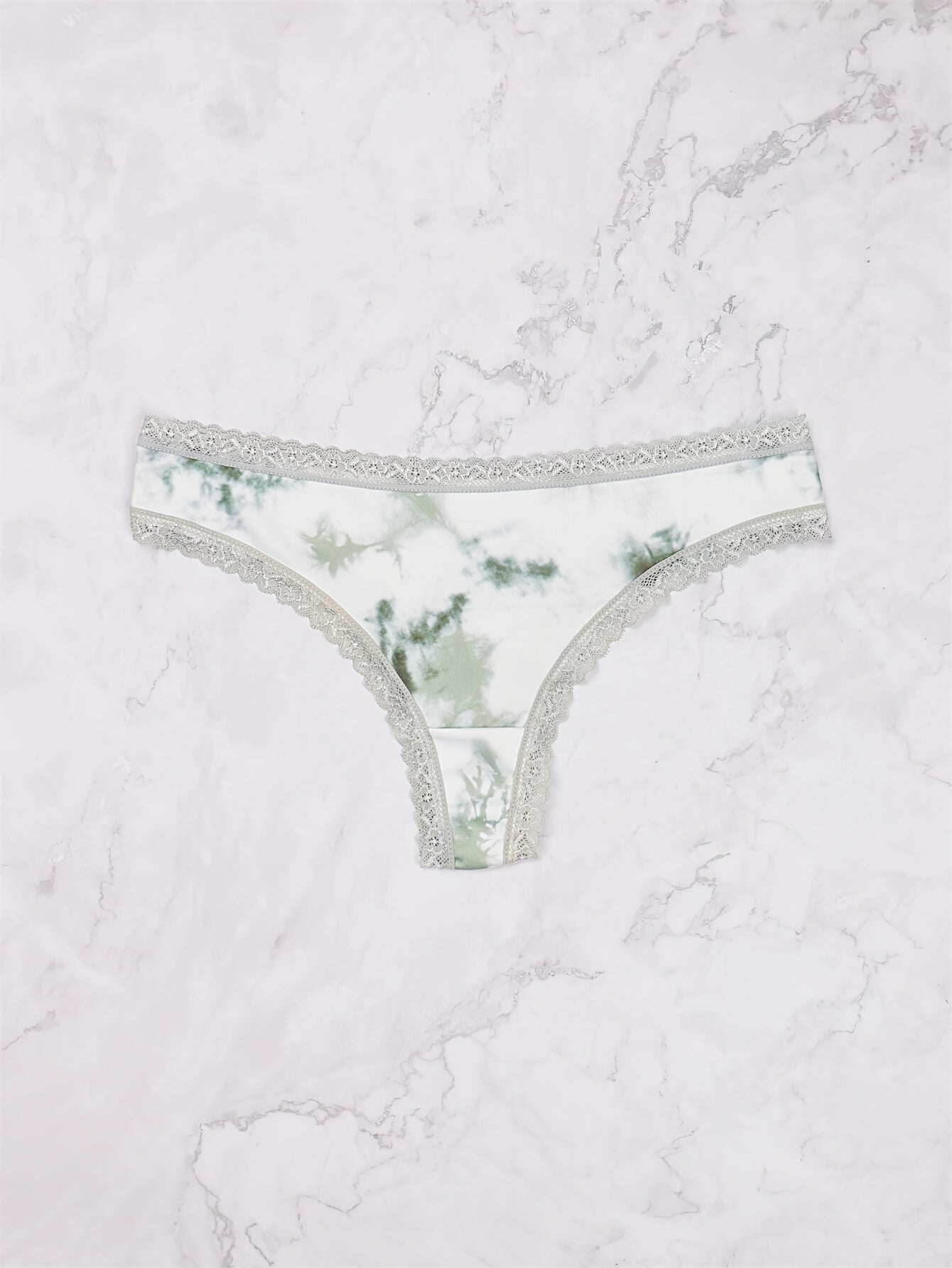 Morvia 5-Piece Lace-trimmed Heart Thongs - Chic, Comfortable Women&