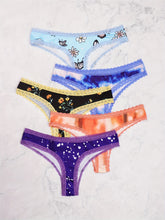 Morvia 5-Piece Lace-trimmed Heart Thongs - Chic, Comfortable Women&