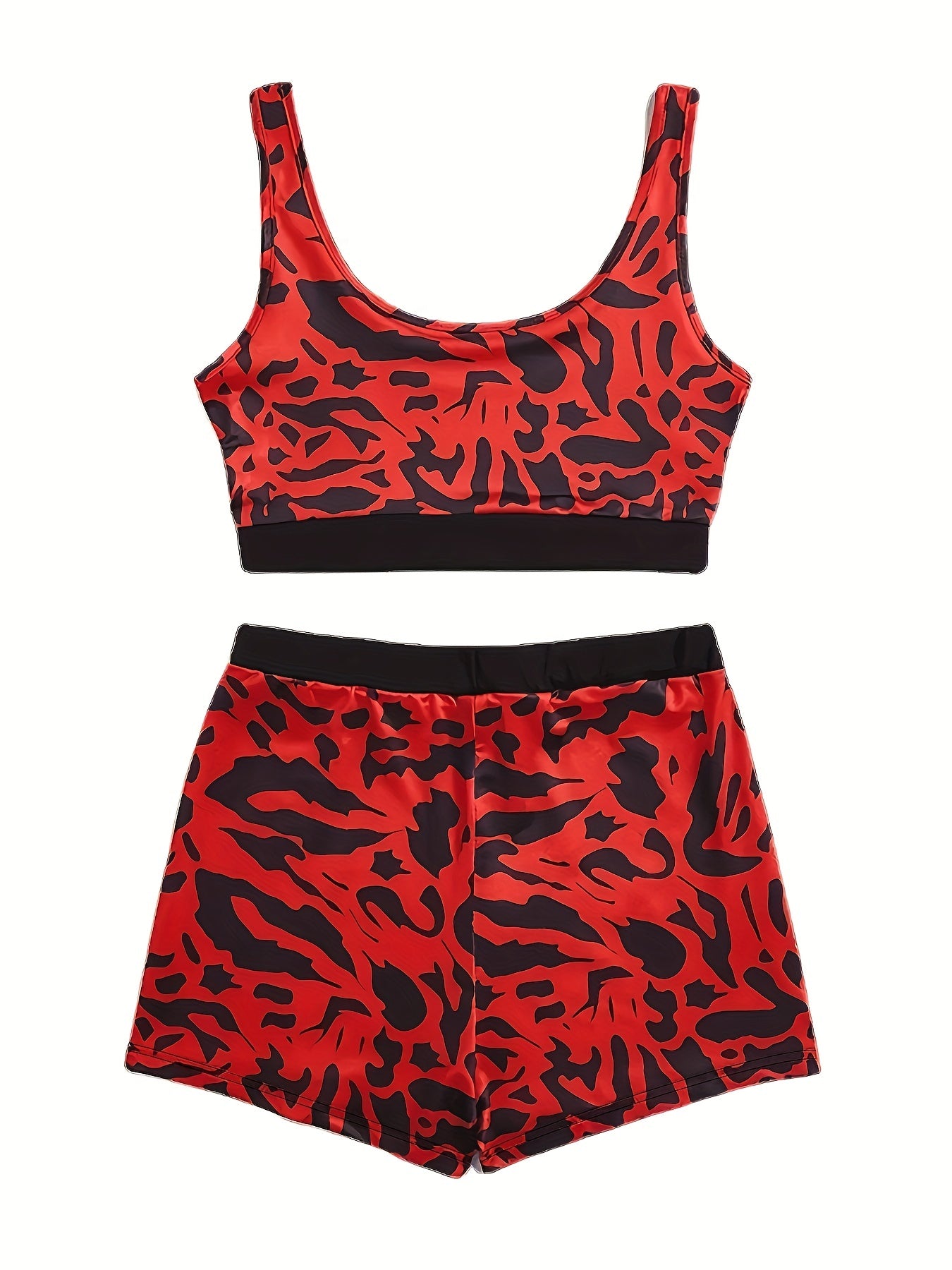 Plus Size Gothic Lingerie Set, Women&