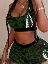 Plus Size Gothic Lingerie Set, Women&