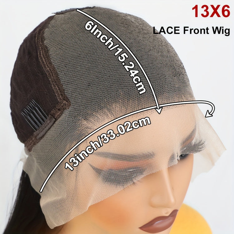 Synthetic 13x6 Lace Front Wigs 180 Density HD Lace Frontal Wigs For Women Long Straight Wigs Straight Hair Heat Resistant Fiber Hair Synthetic Lace Front Wigs 28inch - Lena & Miles Exquisite Boutique LLC.