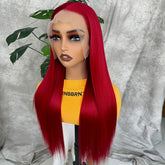 Synthetic 13x6 Lace Front Wigs 180 Density HD Lace Frontal Wigs For Women Long Straight Wigs Straight Hair Heat Resistant Fiber Hair Synthetic Lace Front Wigs 28inch - Lena & Miles Exquisite Boutique LLC.