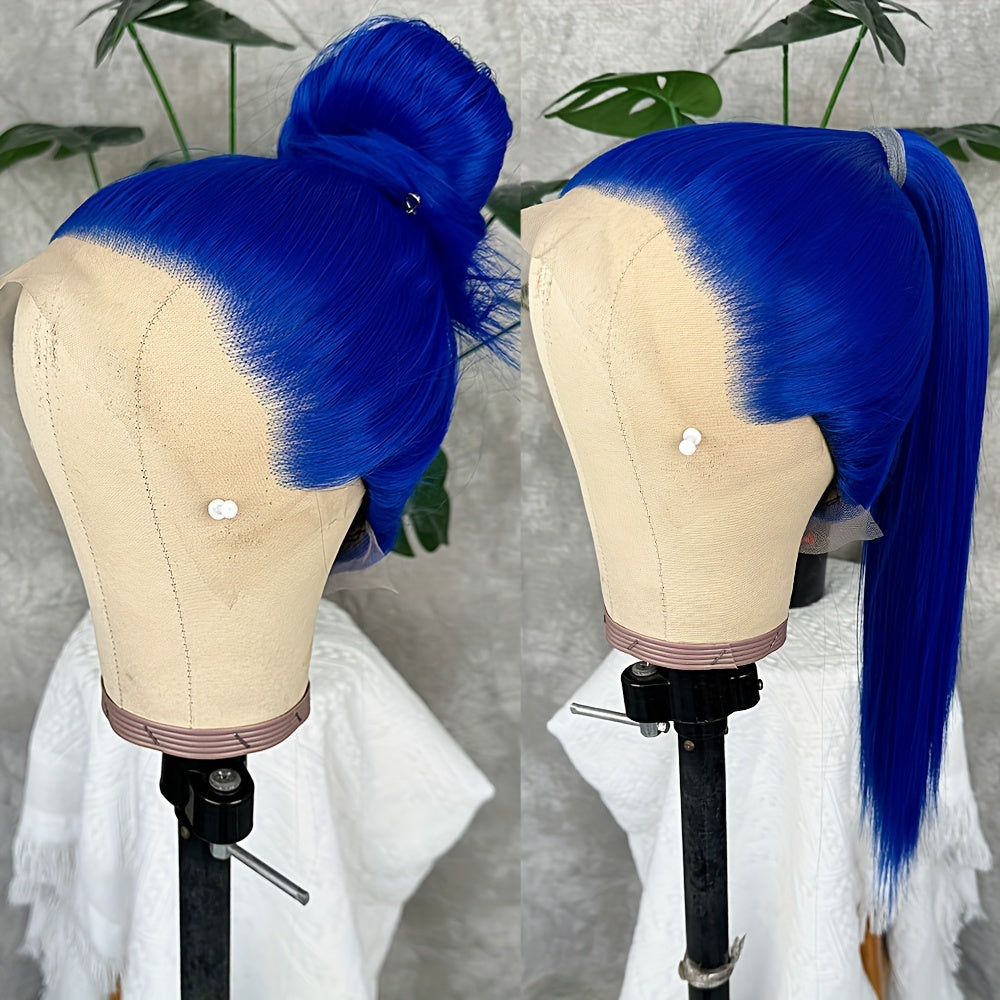 Synthetic 13x6 Lace Front Wigs 180 Density HD Lace Frontal Wigs For Women Long Straight Wigs Straight Hair Heat Resistant Fiber Hair Synthetic Lace Front Wigs 28inch - Lena & Miles Exquisite Boutique LLC.