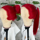 Synthetic 13x6 Lace Front Wigs 180 Density HD Lace Frontal Wigs For Women Long Straight Wigs Straight Hair Heat Resistant Fiber Hair Synthetic Lace Front Wigs 28inch - Lena & Miles Exquisite Boutique LLC.