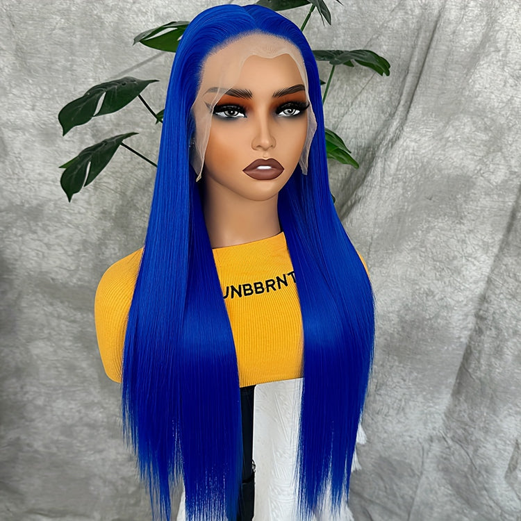 Synthetic 13x6 Lace Front Wigs 180 Density HD Lace Frontal Wigs For Women Long Straight Wigs Straight Hair Heat Resistant Fiber Hair Synthetic Lace Front Wigs 28inch - Lena & Miles Exquisite Boutique LLC.