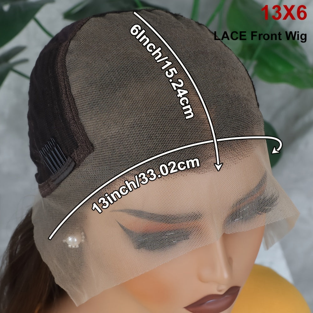 Synthetic 13x6 Lace Front Wigs 180 Density HD Lace Frontal Wigs For Women Long Straight Wigs Straight Hair Heat Resistant Fiber Hair Synthetic Lace Front Wigs 28inch - Lena & Miles Exquisite Boutique LLC.