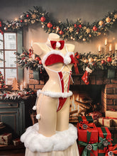 2pcs set of open-fronted body suits + neck ring - Lena & Miles Exquisite Boutique LLC.