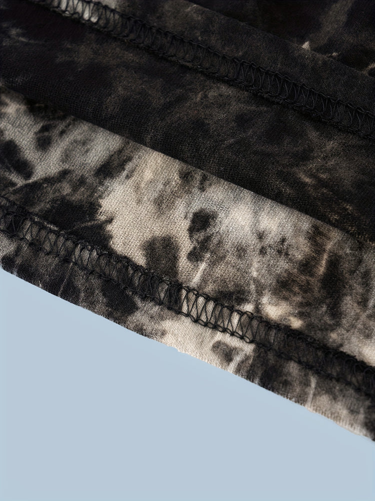 y2k 2Pcs Trendy Tie Dye Outfits For Men, Casual - Lena & Miles Exquisite Boutique LLC.