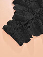 Floral Lace Thongs, Soft & Comfy Scallop Trim Panties, Women&