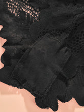 Floral Lace Thongs, Soft & Comfy Scallop Trim Panties, Women&