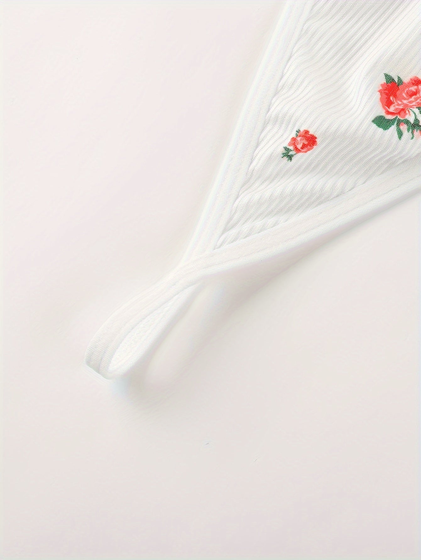 Sultry Floral Print Slip Dress, Criss Cross Back Sleeveless Babydoll, Women&