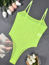 Sultry Thin Shoulder Strap Bodysuit - Seamless, Lingerie-Free, Underpants-Free Design - Womens Sexy, Comfortable, Body-Hugging Clothing for a Night Out - Lena & Miles Exquisite Boutique LLC.