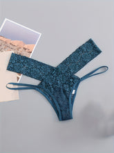 6pcs Floral Lace Panties, Hollow Out Breathable Intimates Panties, Women&