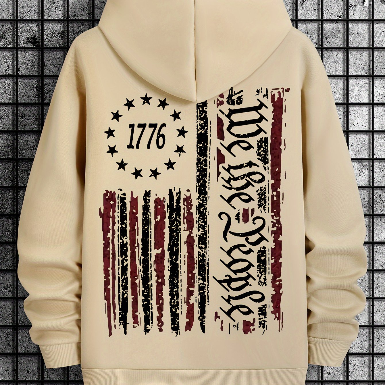 American Flag Print Men&