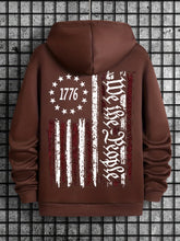 American Flag Print Men&