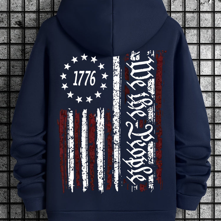 American Flag Print Men&