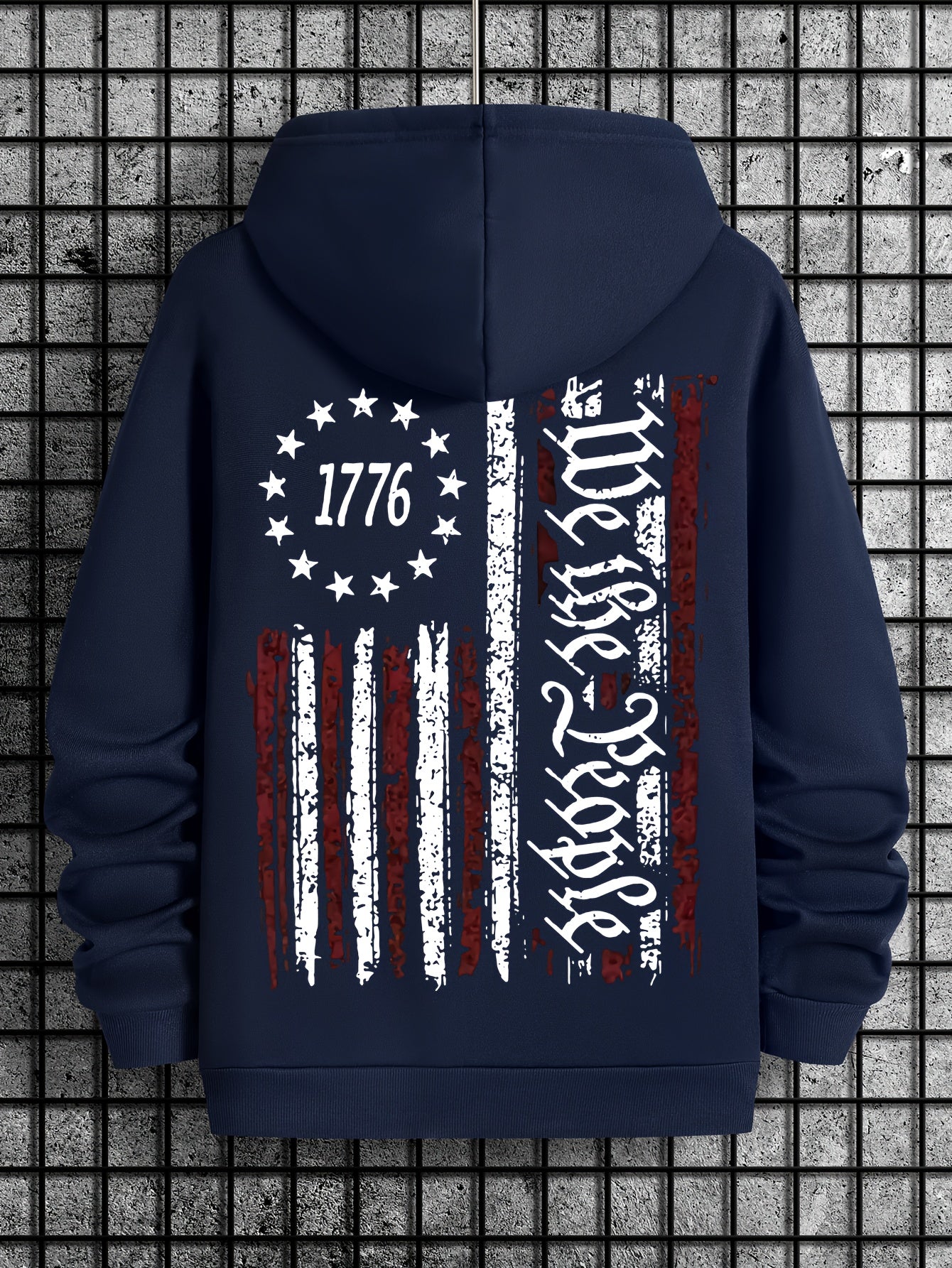 American Flag Print Men&