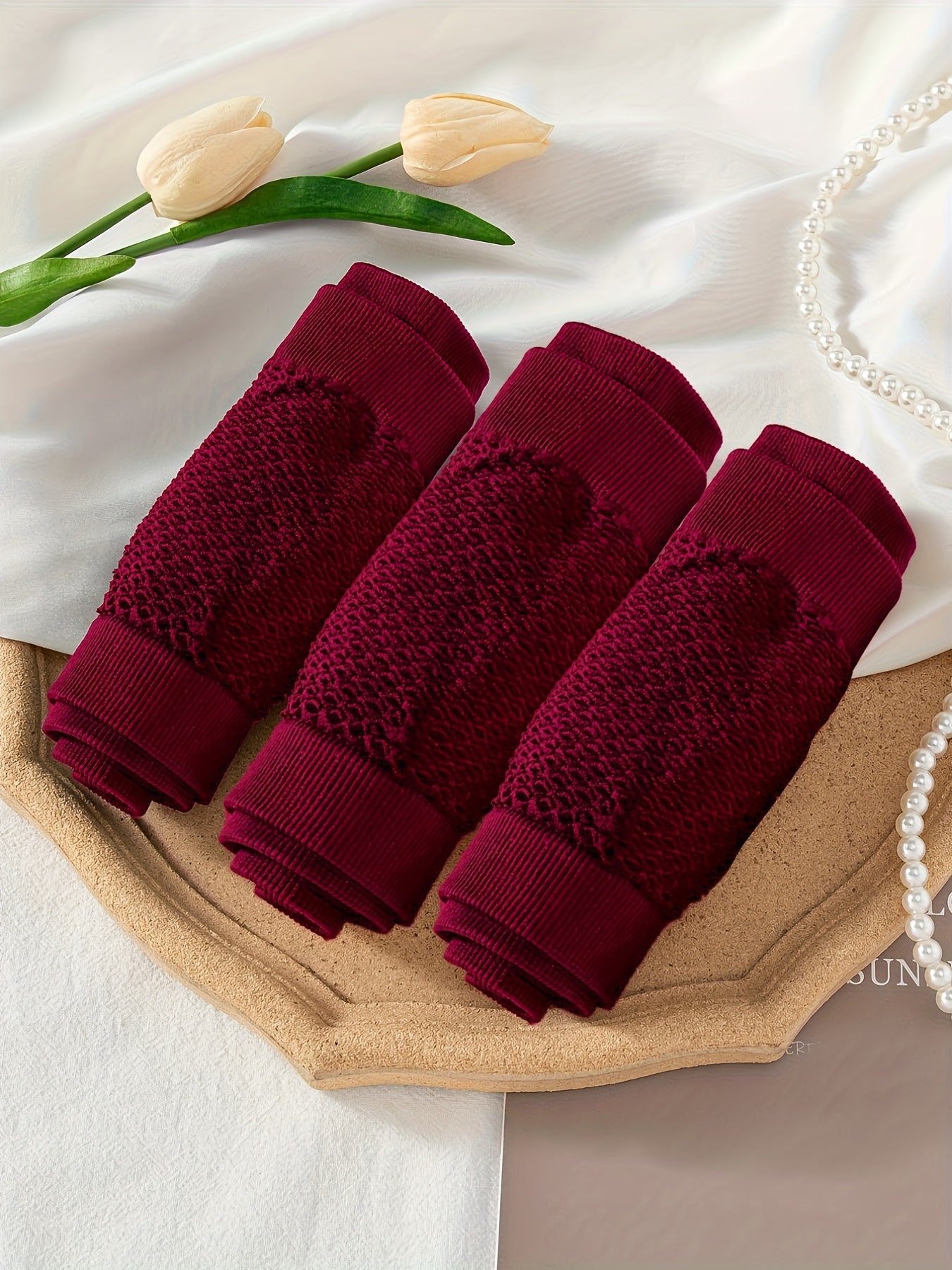 3pcs Strapless Bandeau Bras, Comfy & Soft Stretch Everyday Bra, Women&