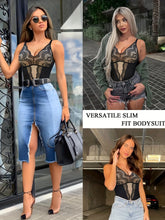 Wanfisto Lace Shapewear Bodysuit Tummy - Lena & Miles Exquisite Boutique LLC.