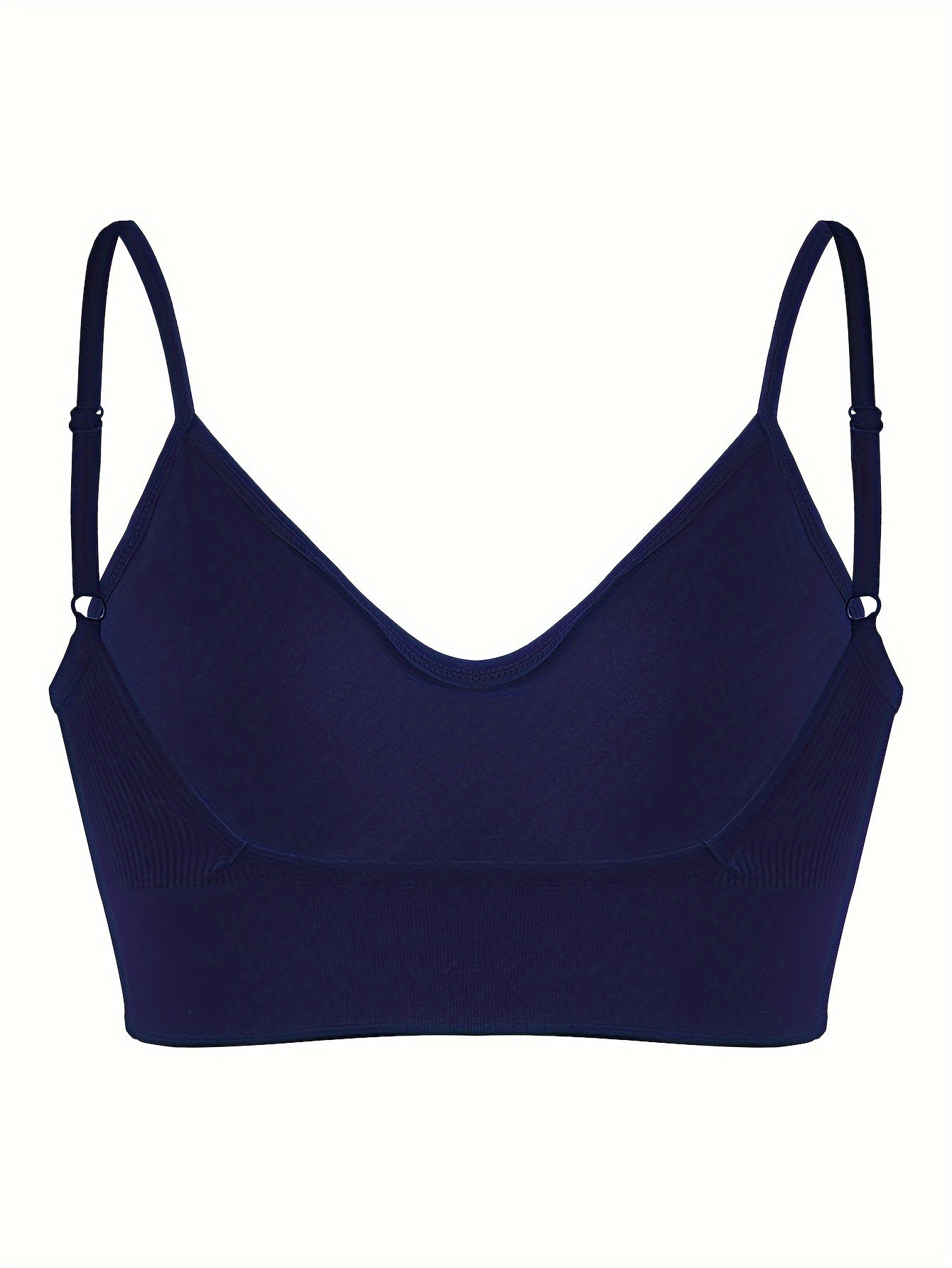 ComfyFit Solid Ribbed Sports Bra - Sports Bras for Women, Breathable Workout Fitness Intimates, Lingerie and Underwear with Superior Comfort and Support - Lena & Miles Exquisite Boutique LLC.