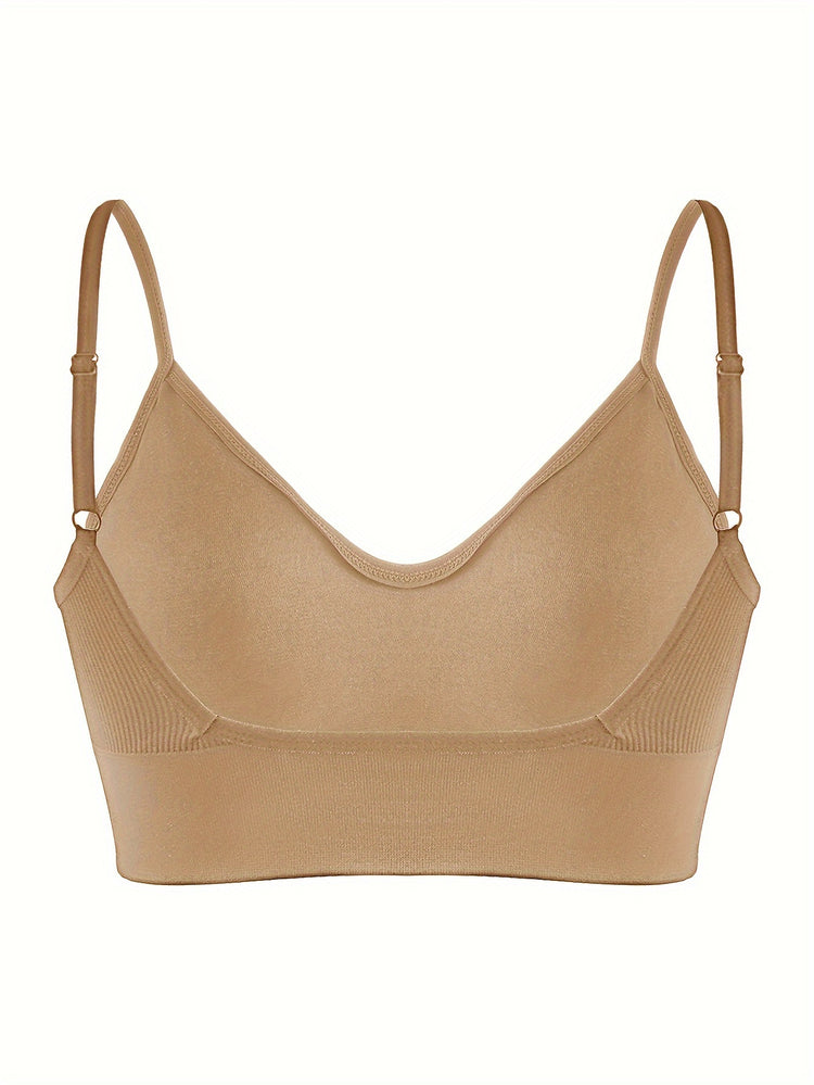 ComfyFit Solid Ribbed Sports Bra - Sports Bras for Women, Breathable Workout Fitness Intimates, Lingerie and Underwear with Superior Comfort and Support - Lena & Miles Exquisite Boutique LLC.