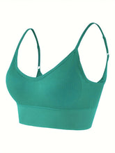 ComfyFit Solid Ribbed Sports Bra - Sports Bras for Women, Breathable Workout Fitness Intimates, Lingerie and Underwear with Superior Comfort and Support - Lena & Miles Exquisite Boutique LLC.