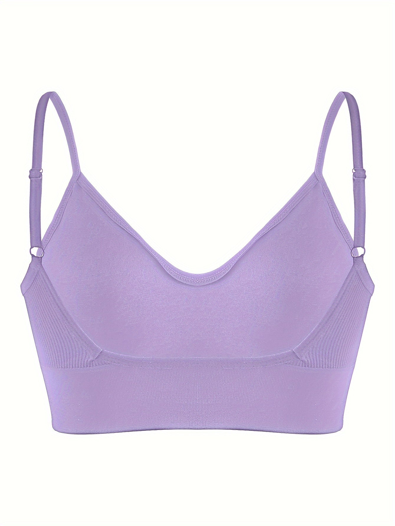 ComfyFit Solid Ribbed Sports Bra - Sports Bras for Women, Breathable Workout Fitness Intimates, Lingerie and Underwear with Superior Comfort and Support - Lena & Miles Exquisite Boutique LLC.