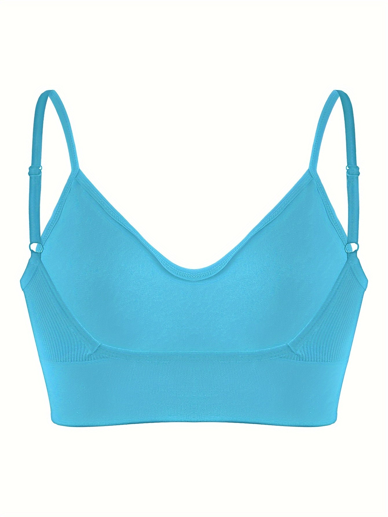 ComfyFit Solid Ribbed Sports Bra - Sports Bras for Women, Breathable Workout Fitness Intimates, Lingerie and Underwear with Superior Comfort and Support - Lena & Miles Exquisite Boutique LLC.