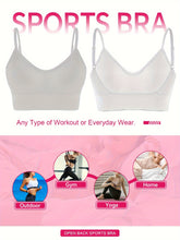 ComfyFit Solid Ribbed Sports Bra - Sports Bras for Women, Breathable Workout Fitness Intimates, Lingerie and Underwear with Superior Comfort and Support - Lena & Miles Exquisite Boutique LLC.