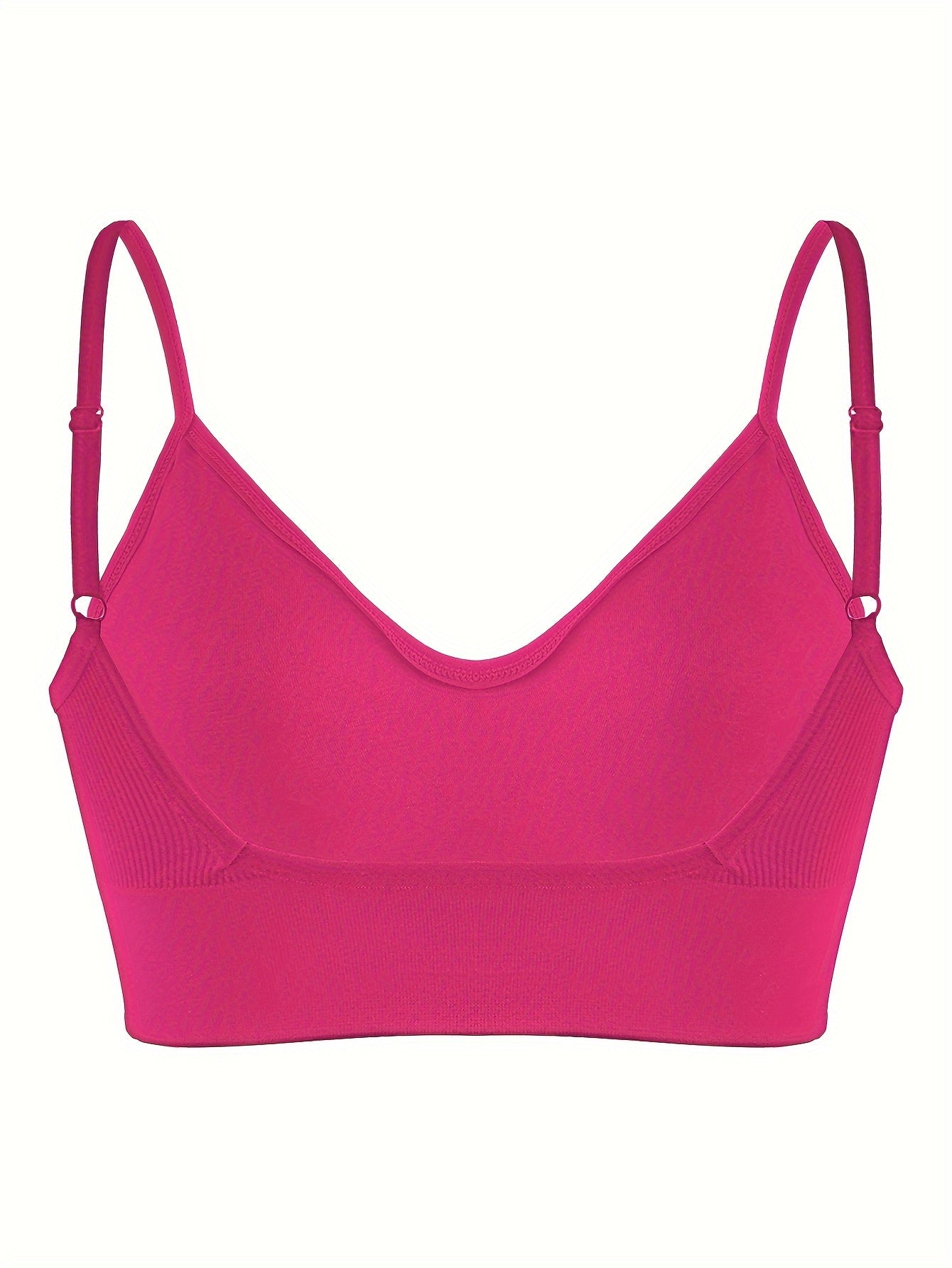 ComfyFit Solid Ribbed Sports Bra - Sports Bras for Women, Breathable Workout Fitness Intimates, Lingerie and Underwear with Superior Comfort and Support - Lena & Miles Exquisite Boutique LLC.