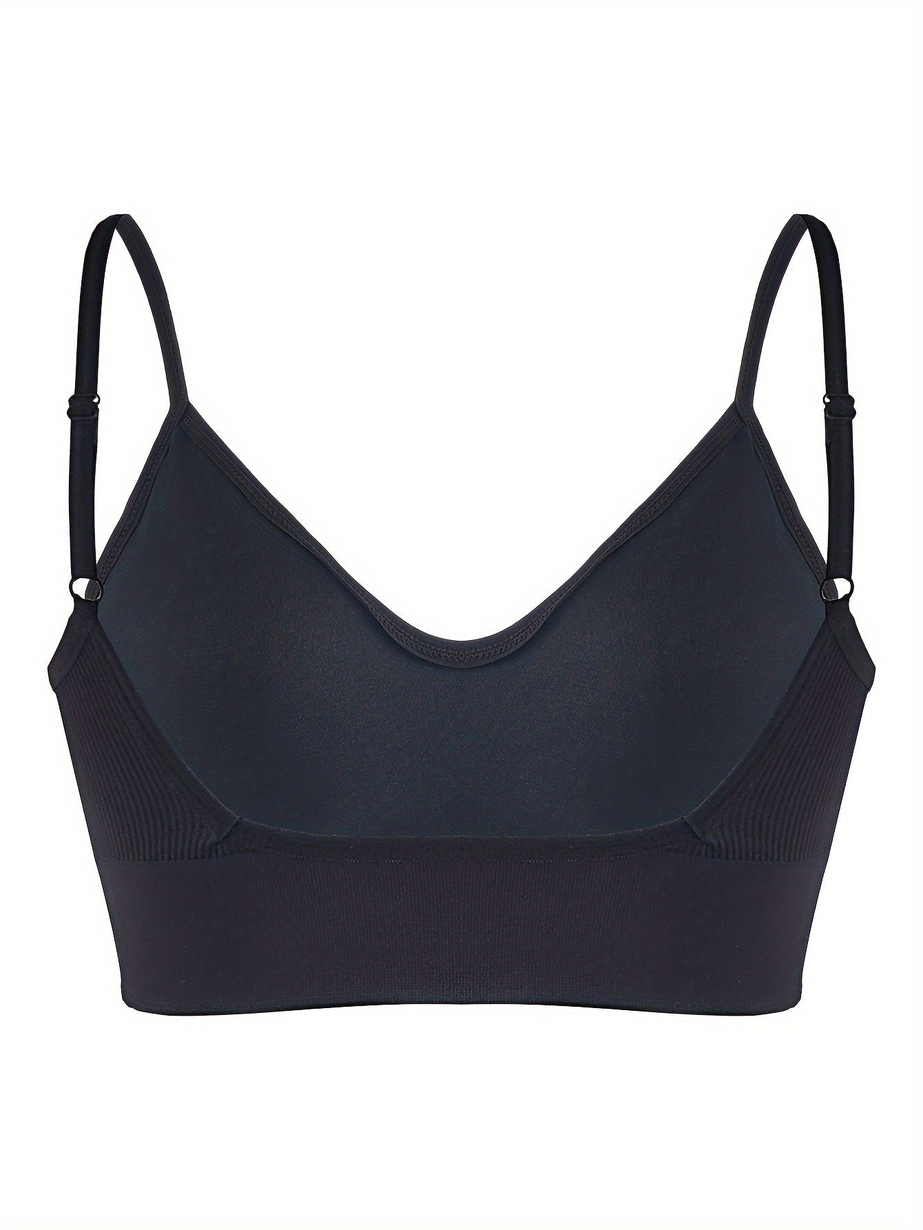 ComfyFit Solid Ribbed Sports Bra - Sports Bras for Women, Breathable Workout Fitness Intimates, Lingerie and Underwear with Superior Comfort and Support - Lena & Miles Exquisite Boutique LLC.