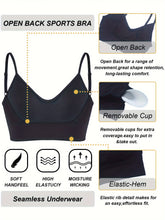 ComfyFit Solid Ribbed Sports Bra - Sports Bras for Women, Breathable Workout Fitness Intimates, Lingerie and Underwear with Superior Comfort and Support - Lena & Miles Exquisite Boutique LLC.