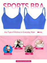 ComfyFit Solid Ribbed Sports Bra - Sports Bras for Women, Breathable Workout Fitness Intimates, Lingerie and Underwear with Superior Comfort and Support - Lena & Miles Exquisite Boutique LLC.
