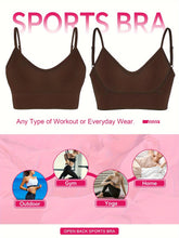 ComfyFit Solid Ribbed Sports Bra - Sports Bras for Women, Breathable Workout Fitness Intimates, Lingerie and Underwear with Superior Comfort and Support - Lena & Miles Exquisite Boutique LLC.