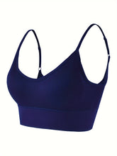 ComfyFit Solid Ribbed Sports Bra - Sports Bras for Women, Breathable Workout Fitness Intimates, Lingerie and Underwear with Superior Comfort and Support - Lena & Miles Exquisite Boutique LLC.
