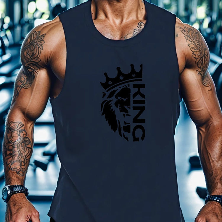 King And Crown Print Summer Men&