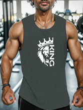 King And Crown Print Summer Men&