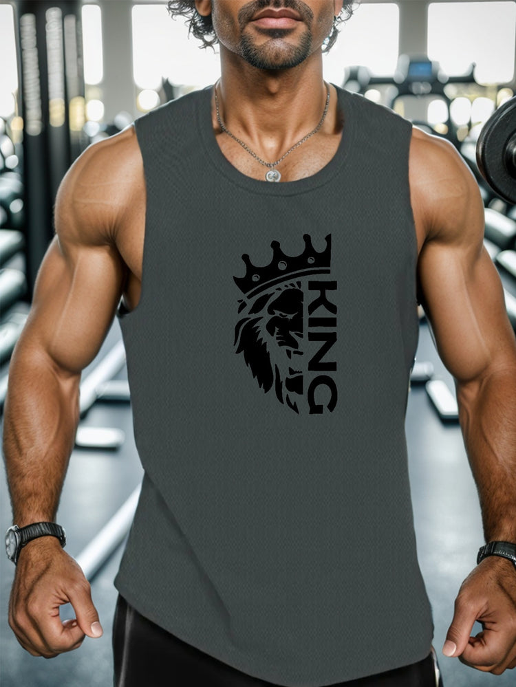 King And Crown Print Summer Men&