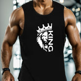 King And Crown Print Summer Men&