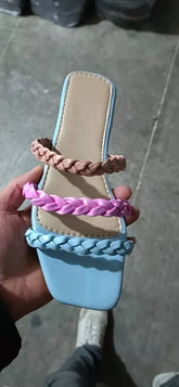 2022 NEW Women Cute Light Weight Summer Hemp Home Slippers Lady Casual Sweet Summer Beach Comfort Slippers shoes for women - Lena & Miles Exquisite Boutique LLC.