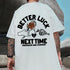 BETTER LUCK Graphic Print Men&