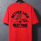 BETTER LUCK Graphic Print Men&