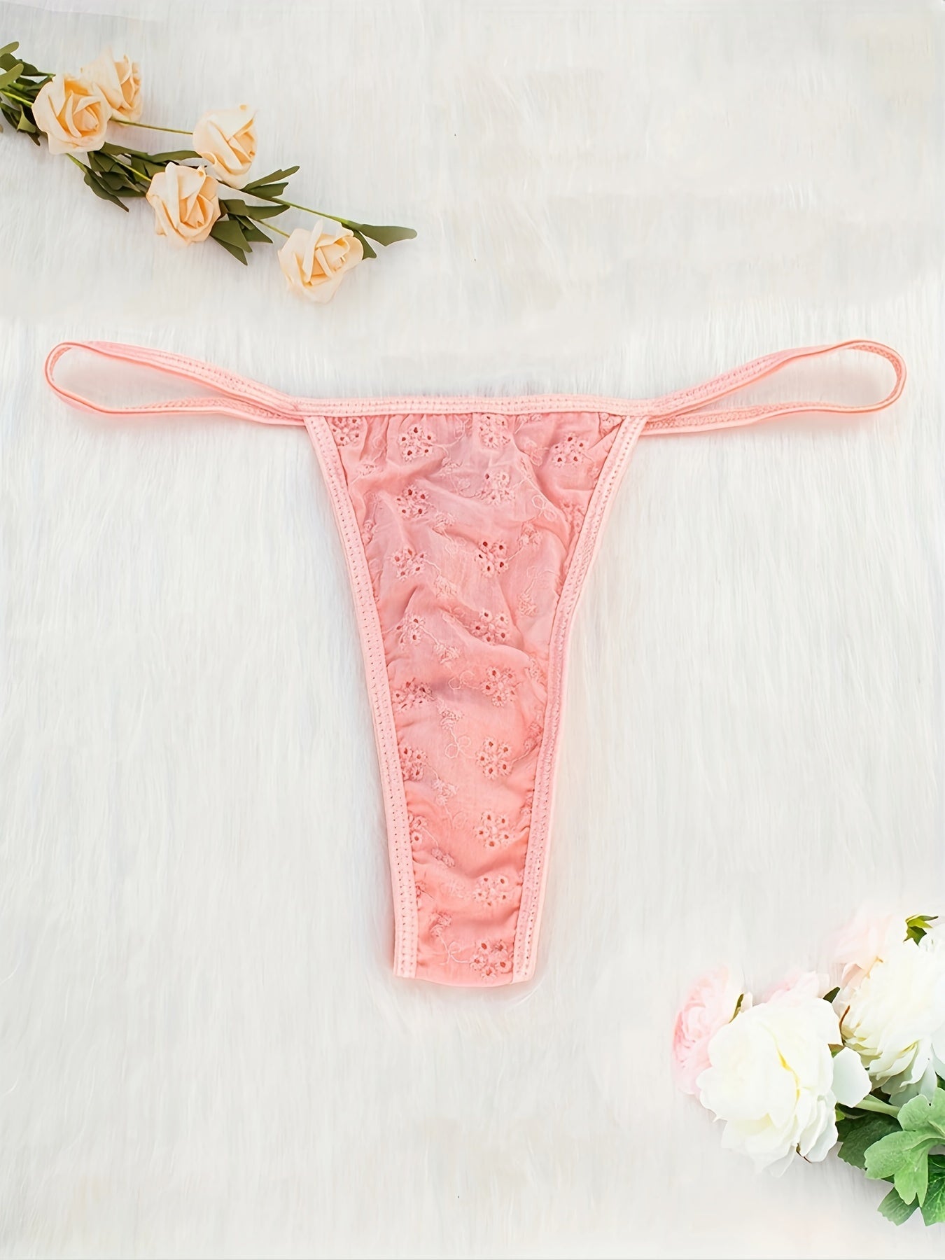 Mid Rise Semi-Sheer Mesh Lingerie Set with Floral Lace Ruffle - Elegant Sleepwear for Women with High Elasticity, Polyester and Elastane Fabric, Enhancing Confidence and Seduction - Lena & Miles Exquisite Boutique LLC.