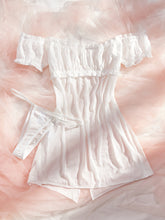 Mid Rise Semi-Sheer Mesh Lingerie Set with Floral Lace Ruffle - Elegant Sleepwear for Women with High Elasticity, Polyester and Elastane Fabric, Enhancing Confidence and Seduction - Lena & Miles Exquisite Boutique LLC.